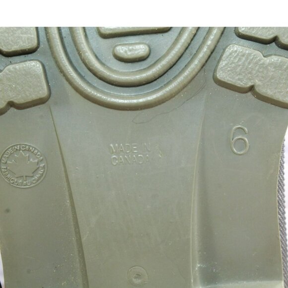 LL Bean Black Rubber Pull On Waterproof Insulated Mid Calf Winter Boots Size 8 - Picture 8 of 9